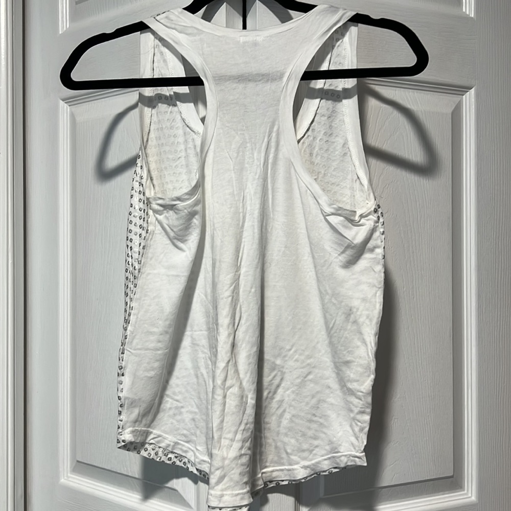 Splendid White Racerback Tank - Size L - Picture 4 of 4